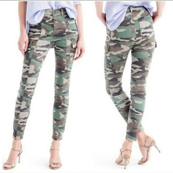 J. Crew Denim - J Crew Camo Print Skinny Jeans